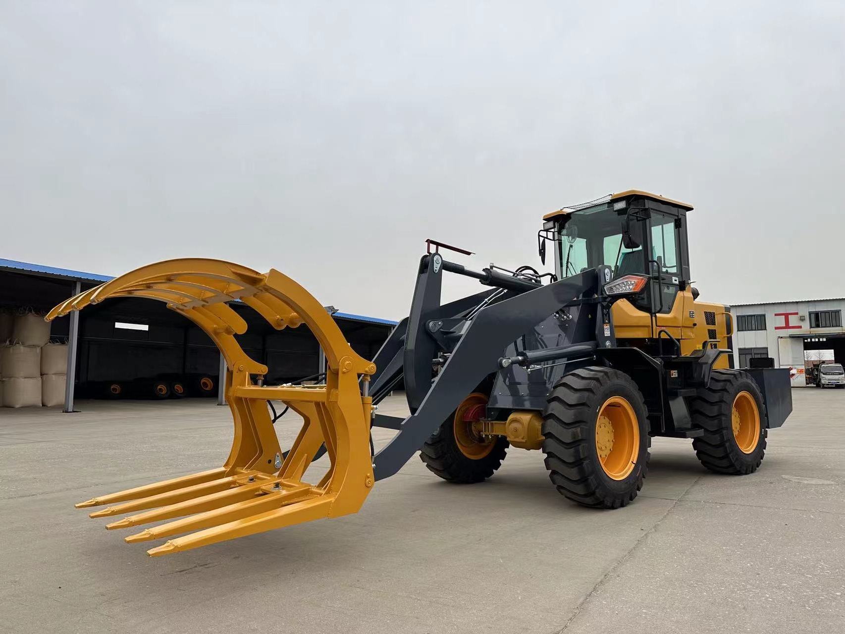 Hot Sale ZL30 1 ton 2 ton 3 ton 4 ton 5 ton wheels loader grapple loader construction payloader machine