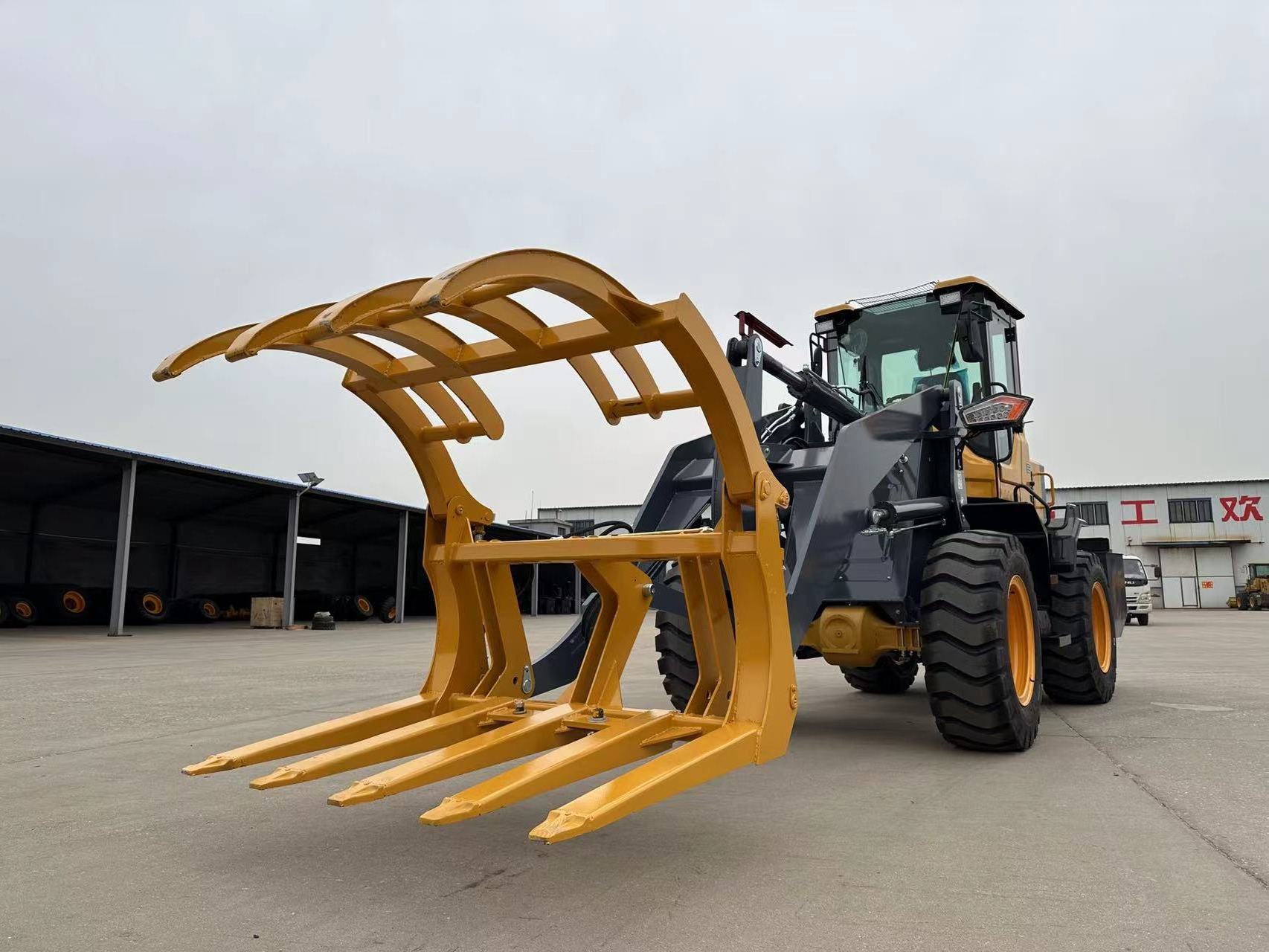 Hot Sale ZL30 1 ton 2 ton 3 ton 4 ton 5 ton wheels loader grapple loader construction payloader machine