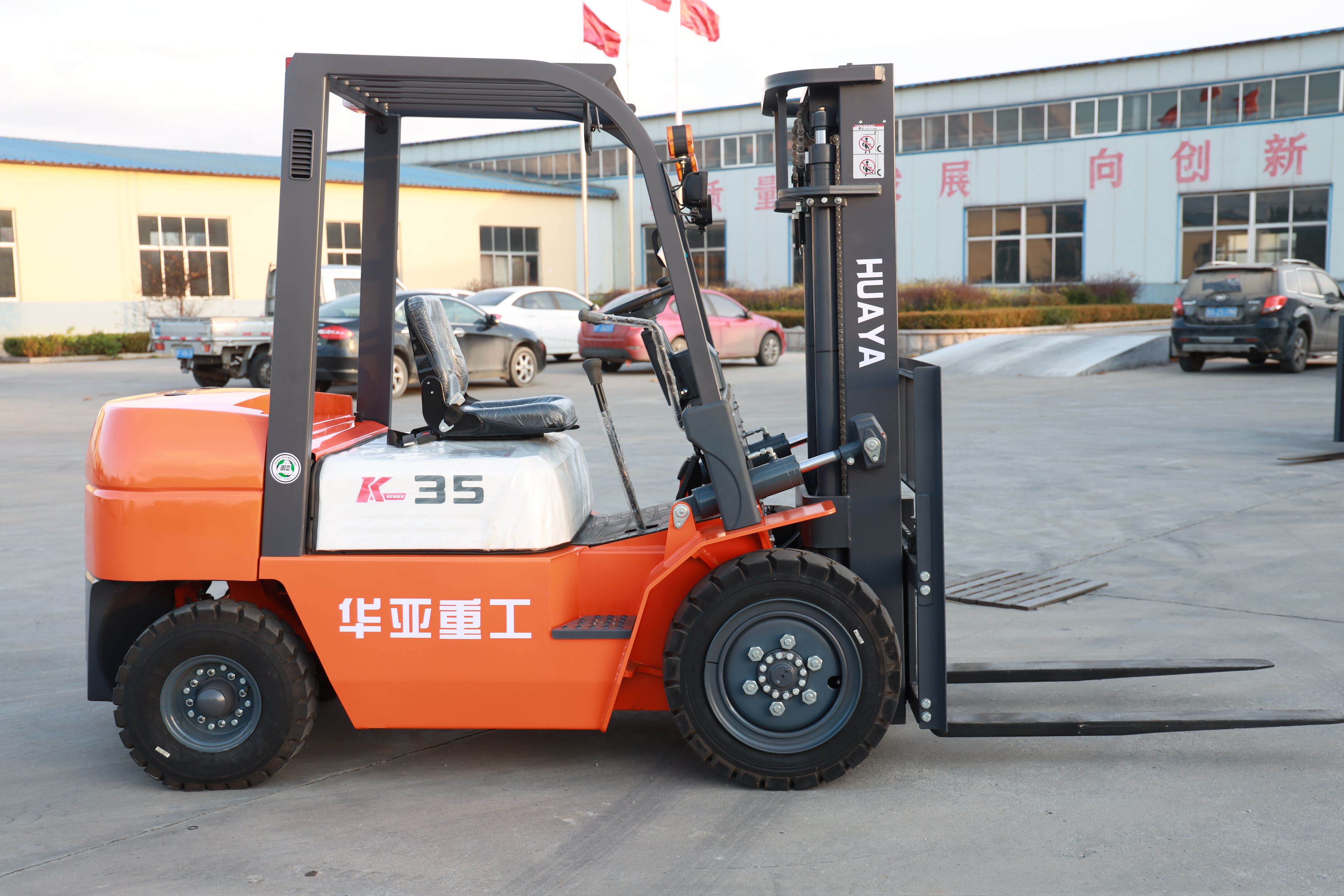 Factory Direct Export FD35 forklift diesel 3 ton 3.5 ton 3000kg 3500kg forklift truck 4wd 2wd air conditioner