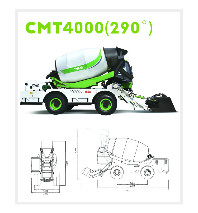 Multifunctional self loading concrete mixer 1.5m3 2.6m3 3m3 4m3 5m3 small concrete mixer truck price