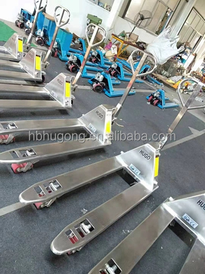 High Quality Customized Hydraulic Manual Pallet Truck Stainless Steel Hand Pallet Jack With CE