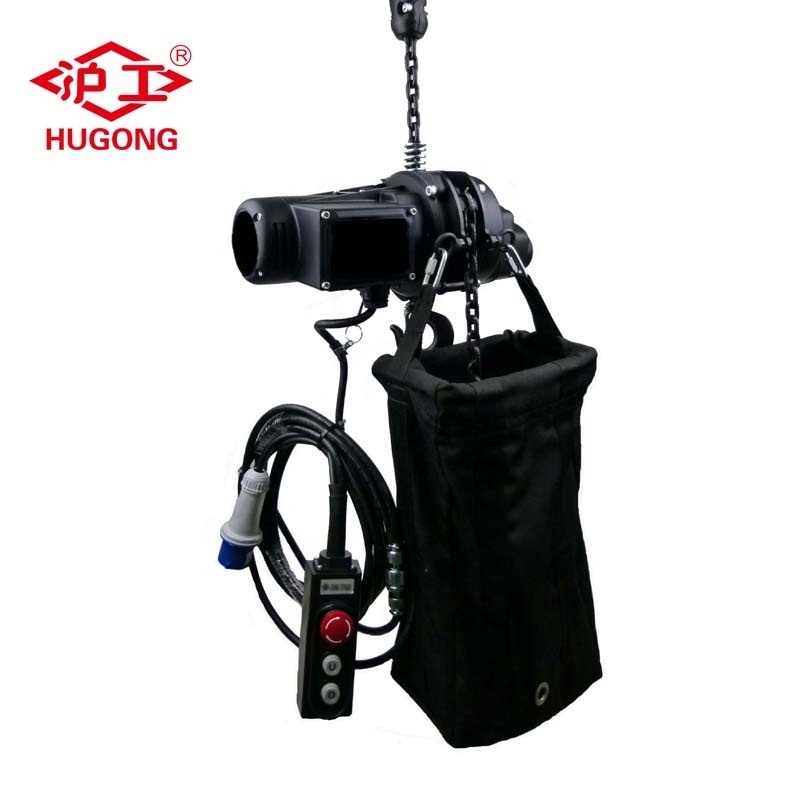 HCH 1 Ton lifting chain hoist Stage Swing Electric Chain Hoist in stage electric