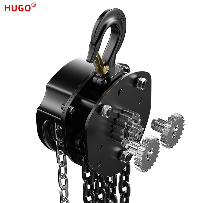 10 ton high quality chain hoist 2tons metallurgy movable hand hoist crane 1 ton trade