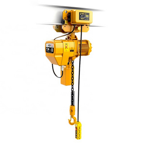 loading Support frame light aluminum alloy shell electric chain hoist with hook