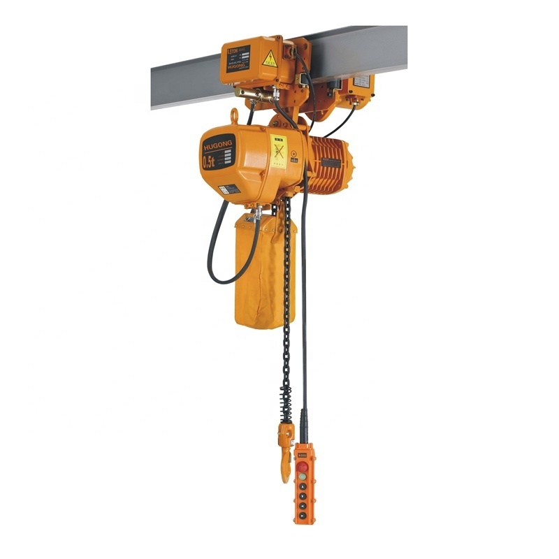 HSY 1 ton ghost head chain electric hoist with hook nitchi lower chain hoist