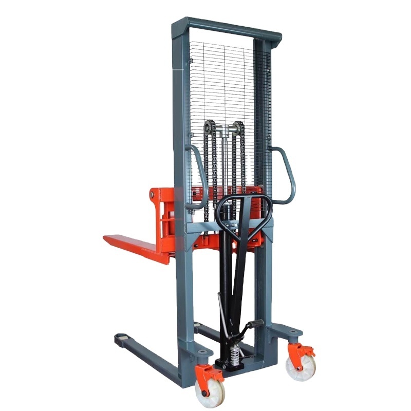 China Hand Stacker 1.5 ton 2 ton Manual  Pallet Forklift