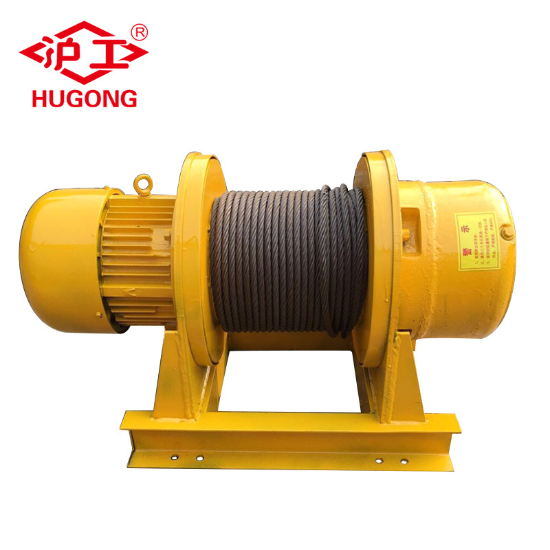 High speed 13000BL 120V mini remote control electric cable pulling  wire rope winch