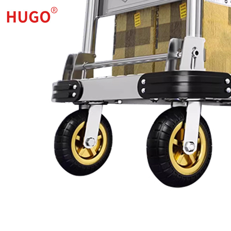 2000kg 300kg 1 ton cart foldable heavy duty hand trolley steel platform trolley