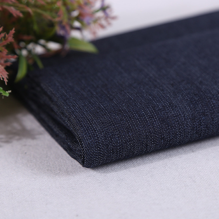 hot selling polycotton spandex denim fabric twill 12s washable jean fabric stock lot