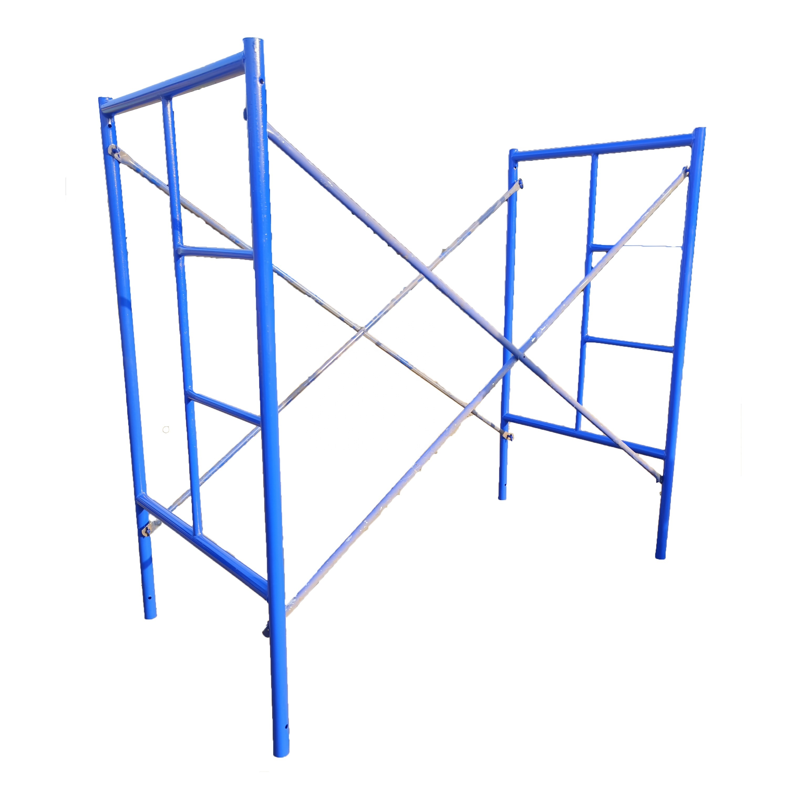 Hebei Factory Wholesale Cheap Building Material Scaffolding galvanized Scaffold  Metal Ladder Steel Scaffolding