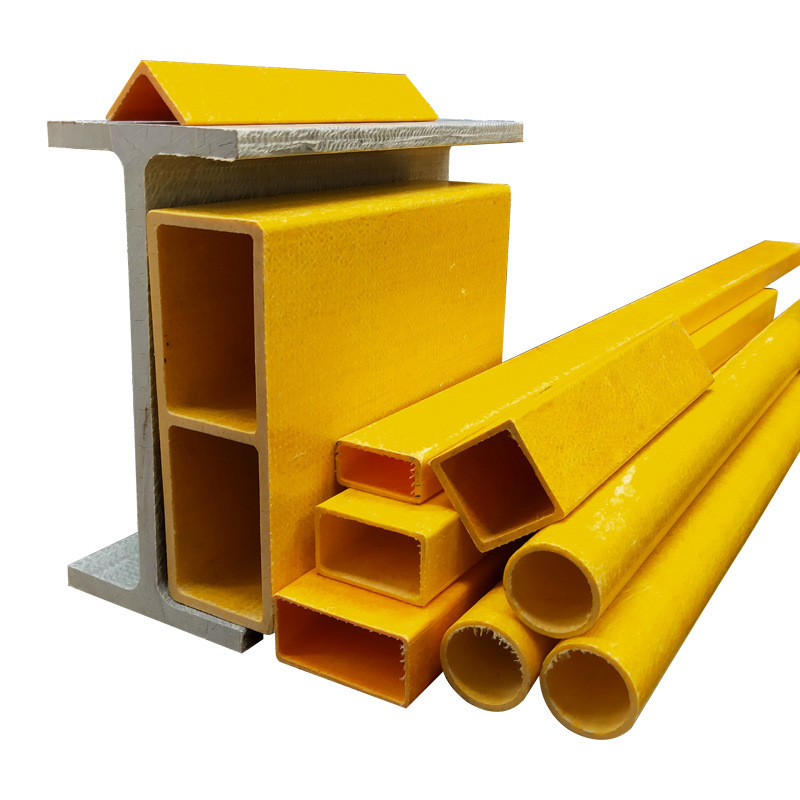 Frp Extrusion Pipe Tube Rod Fiberglass Rectangular Tube Frp Profile