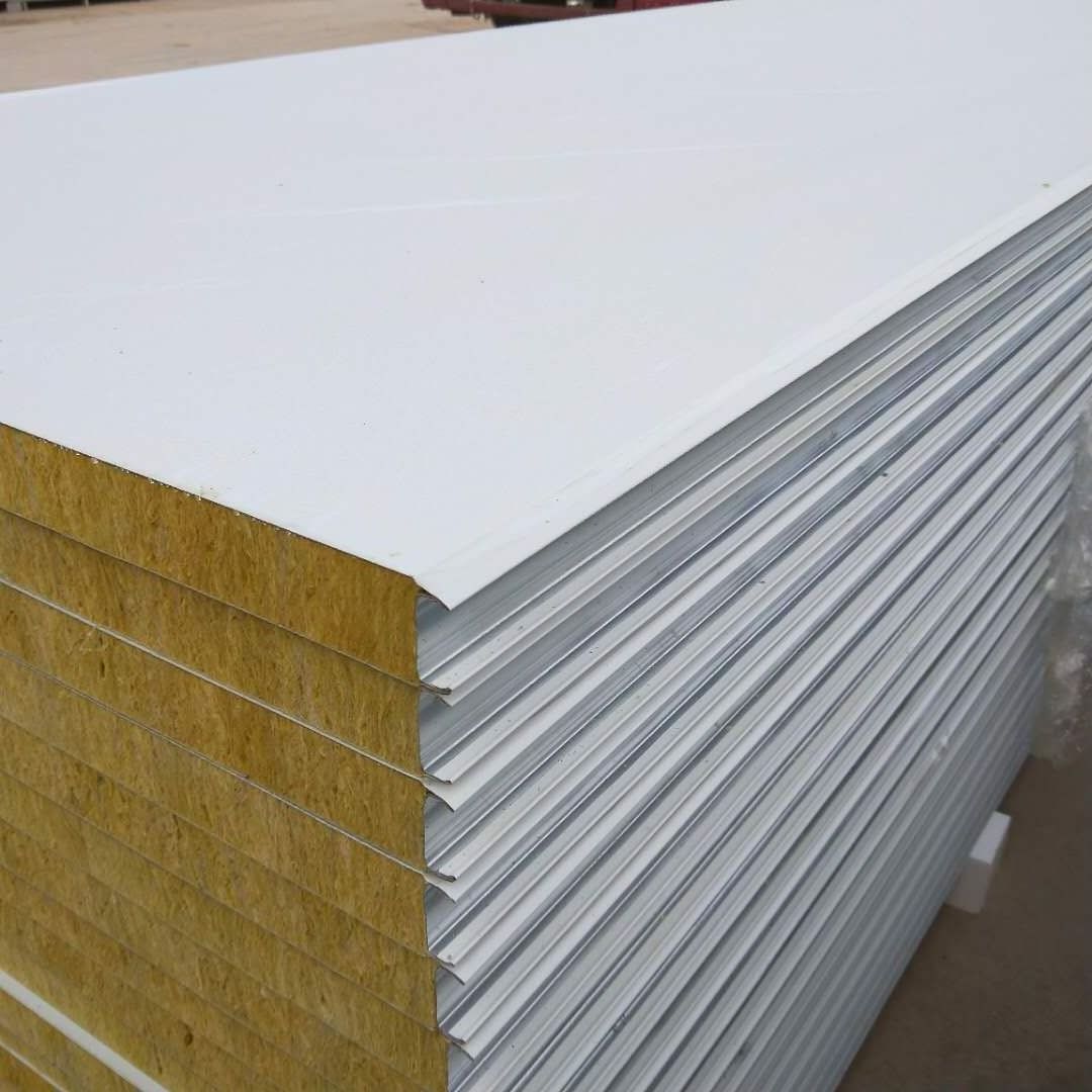 Factory price rock wool, EPS foam, polyurethane galvanized color steel sandwich panel composite board