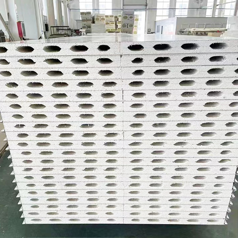 Color steel sulfur magnesium oxide sandwich panel roof panels and ceiling panels for construction fireproof