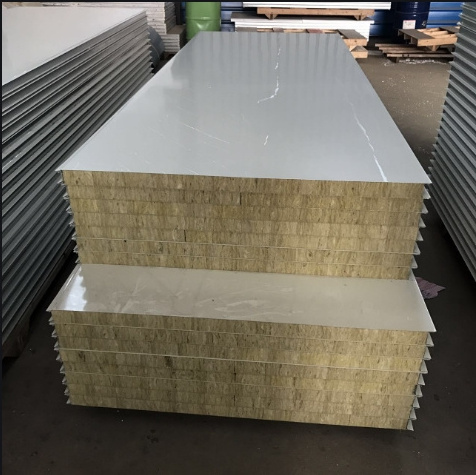 Exterior rock wool sandwich panels non-combustible and fire resistant up to 1400C manufacturer prices