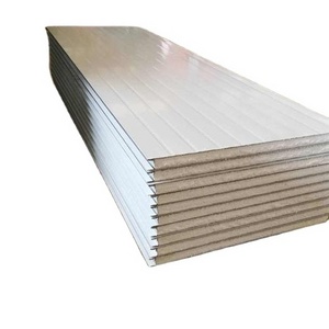 Factory price rock wool, EPS foam, polyurethane galvanized color steel sandwich panel composite board