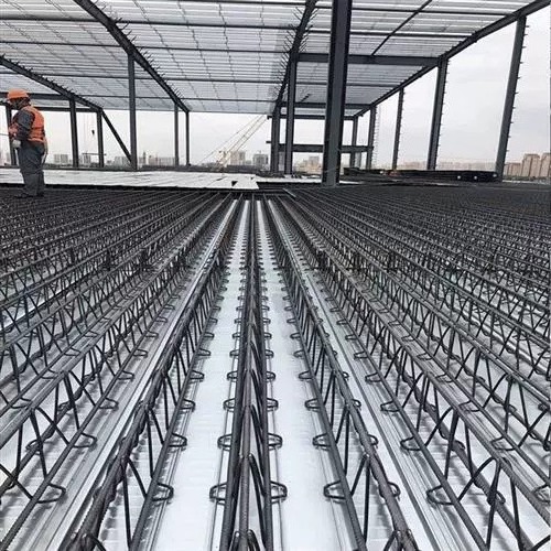 roof floor deck steel bar reinforced concrete bearing plate steel truss deck