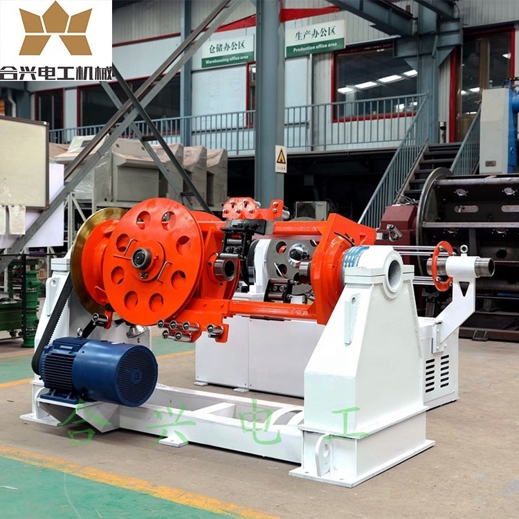 High Configuration Cradle Line Cable Take Up Machine For Optical Fiber Cable Manufacturing