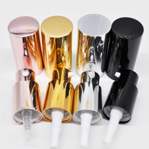 super march hot sale Spray Pump Cap New Design 18mm 20mm 24mm 28mm Fine Mist Spray Sprayer Aluminum Mist Sprayer Pump Cap