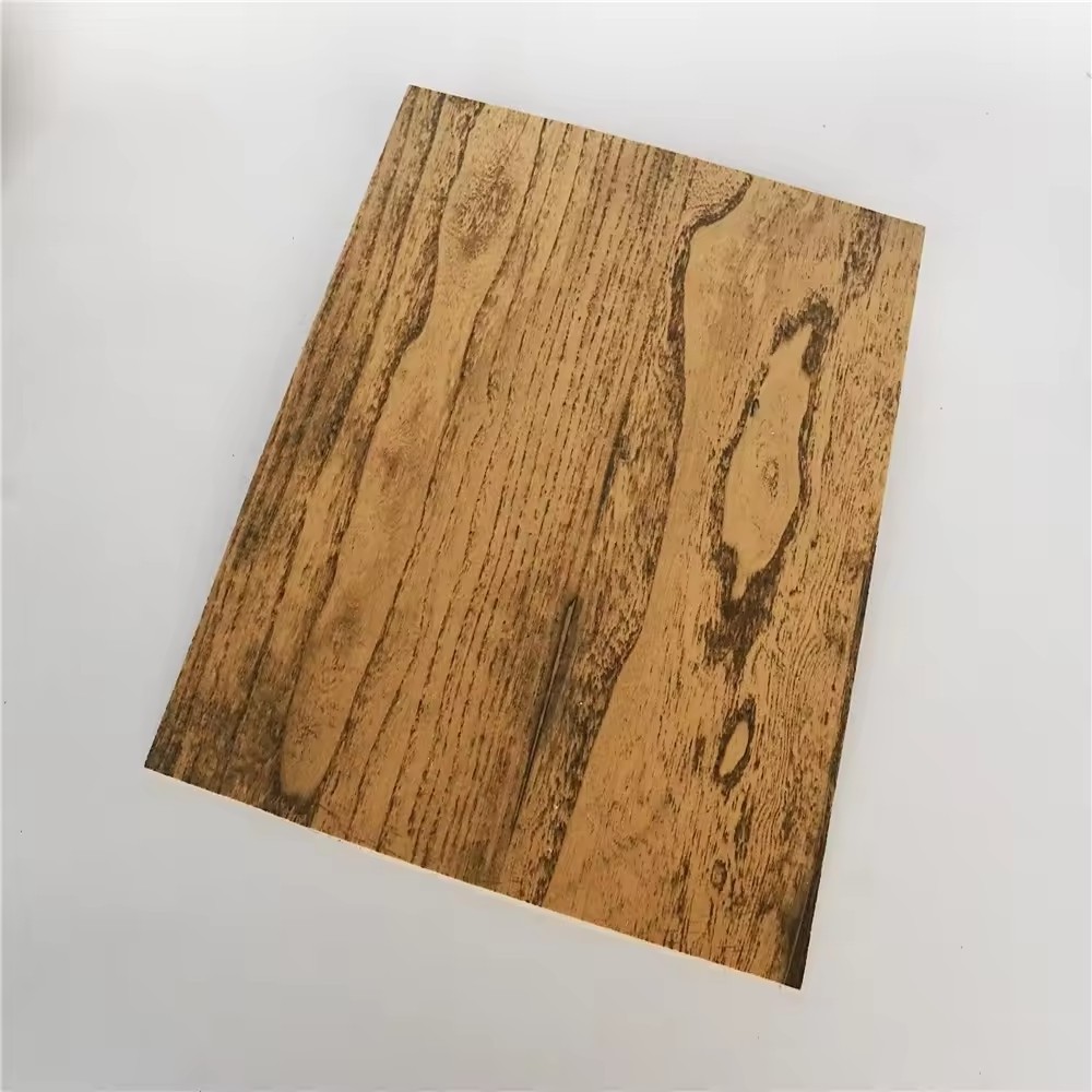 HZSY Modern style 1160*140 mm wood brick flexible clay tile exterior stone tile peel and stick wall tile