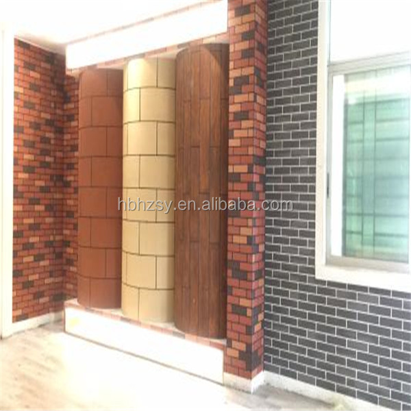 EE70 Bricks 3d Porcelain Wall Tile Flexible Slate Veneer For Exterior