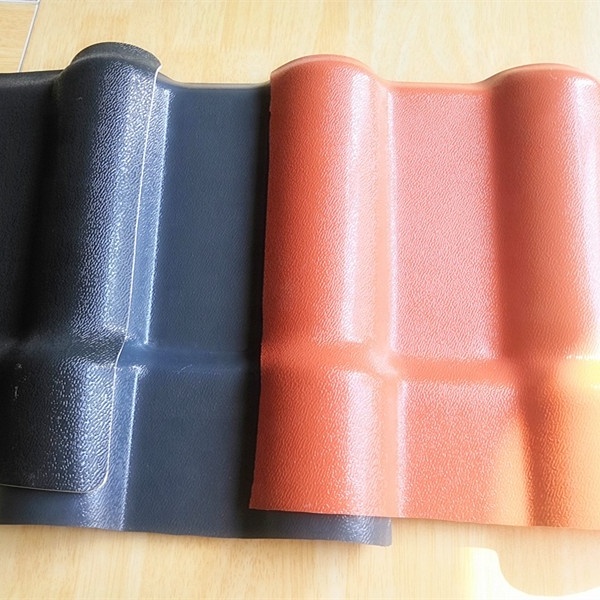 HZSY Anti corrosion waterproof pvc roof tile asa synthetic resin pvc roofing sheet for villa residential