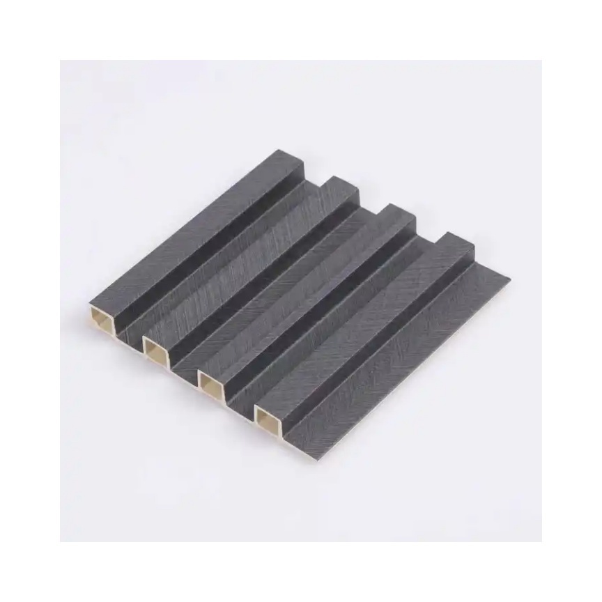 2024 Hot Sale Luxury Wood Plastic Composite Cladding Fluted WPC Louvers Panel WPC Wall Panel