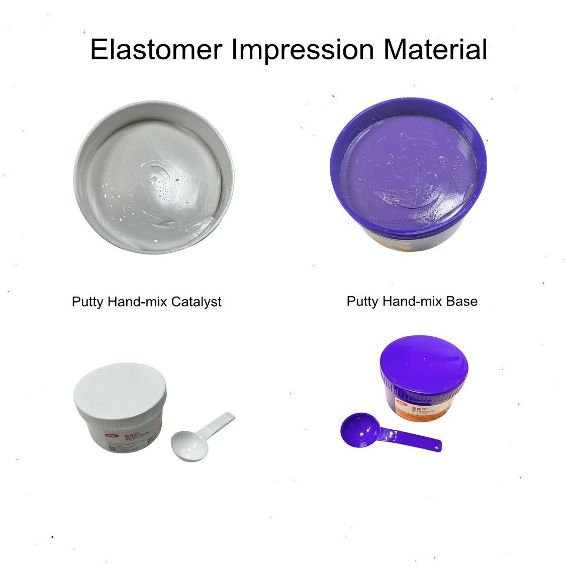 Dental Elastomeric Impression Material Putty Impression Putty Teeth Molding Silicone Dental Putty