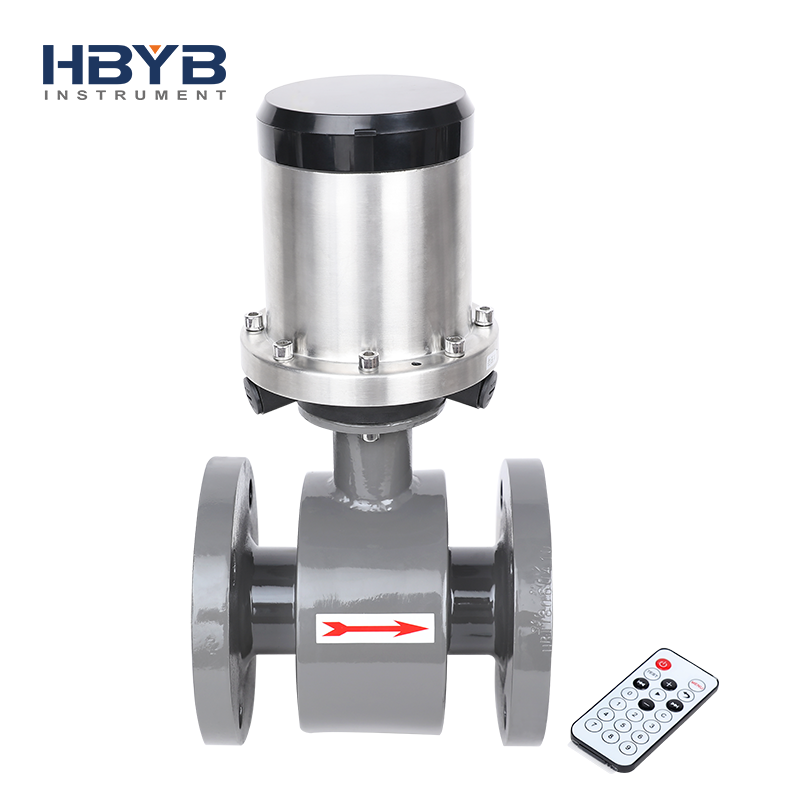 battery powered electromagnetic flow meter carbon steel flow meter fertilizer dn 300 water flow meter pulse output