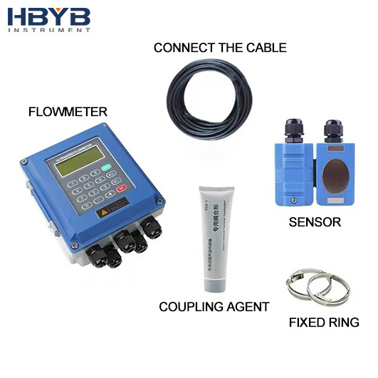 modbus portable ultrasonic flowmeter pvc pipe ultrasonic flow meter rs485 multi-pulse ultrasonic flow meter