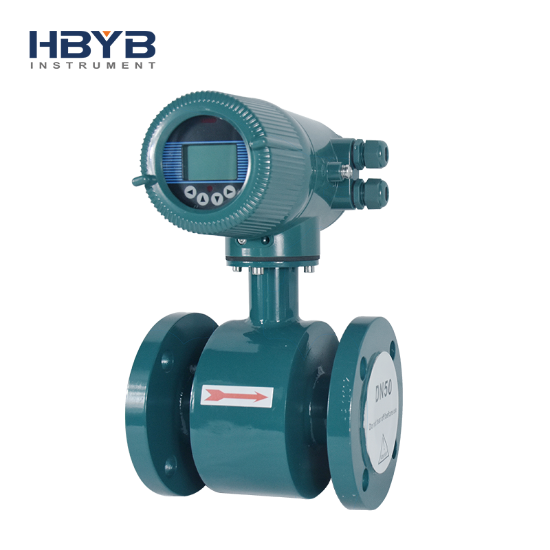 industrial digital water flowmeter type dn500 high pressure drainage liquid fertilizer flow meter