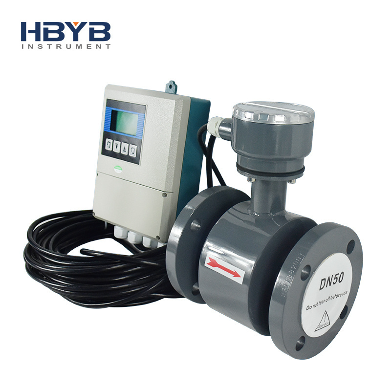 liquid fertilizer drainage water current DN100 Electromagnetic Flow Meter Conductive