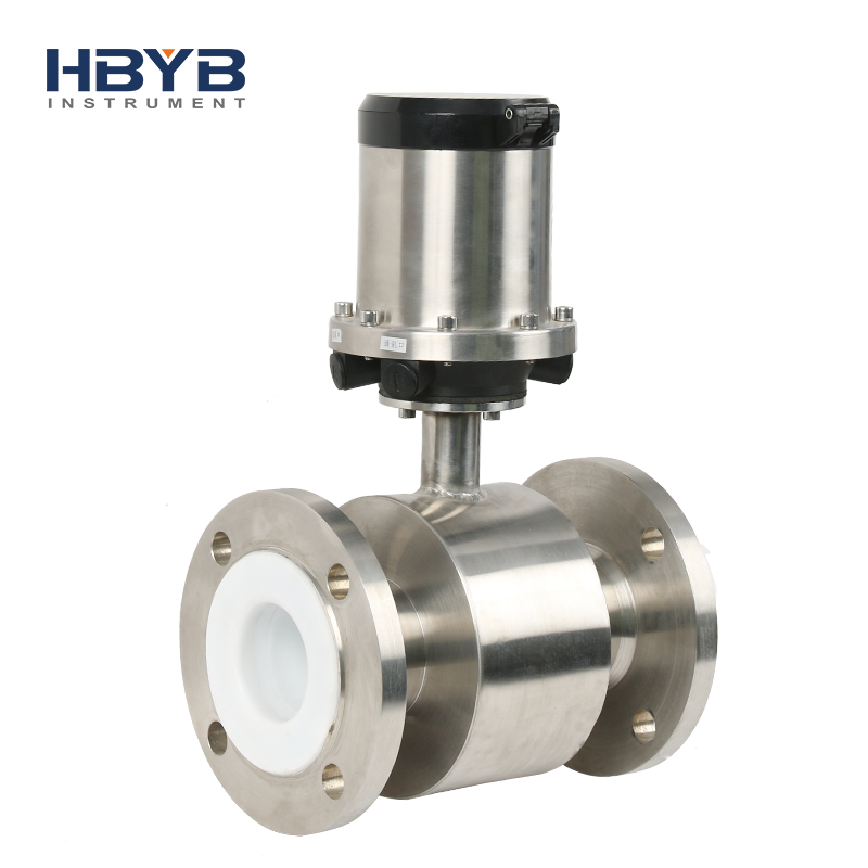 battery powered electromagnetic flow meter carbon steel flow meter fertilizer dn 300 water flow meter pulse output