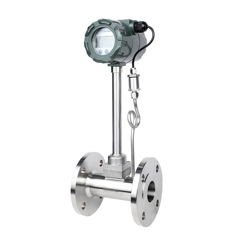 Digital liquid steam gas flow meter digital steam propane biogas vortex compressor air hydrogen gas flow meter