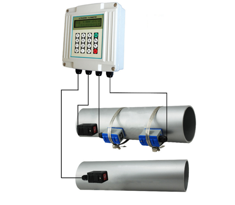 modbus portable ultrasonic flowmeter pvc pipe ultrasonic flow meter rs485 multi-pulse ultrasonic flow meter