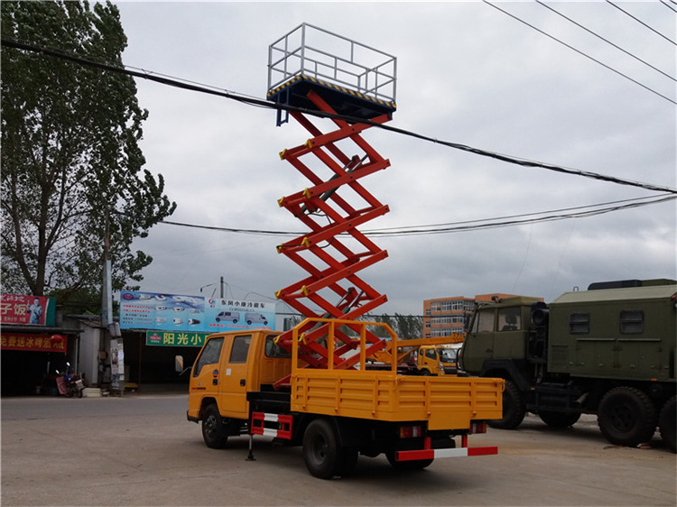 JMC 8~16m Towable Articulating Boom Lift Man Lift Aerial Work Platform Elevating Platform Aerial Truck