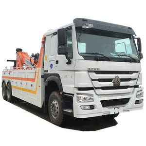 6x4 Sinotruck 20 tons heavy duty integrated towing and recovery truck