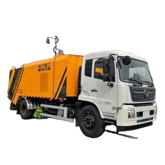 Chinese Manufacturer 3,500 liters Water Tank 7,000 liters Dust Tank Combine Street Deep Clean Road Sweeper Vehicle