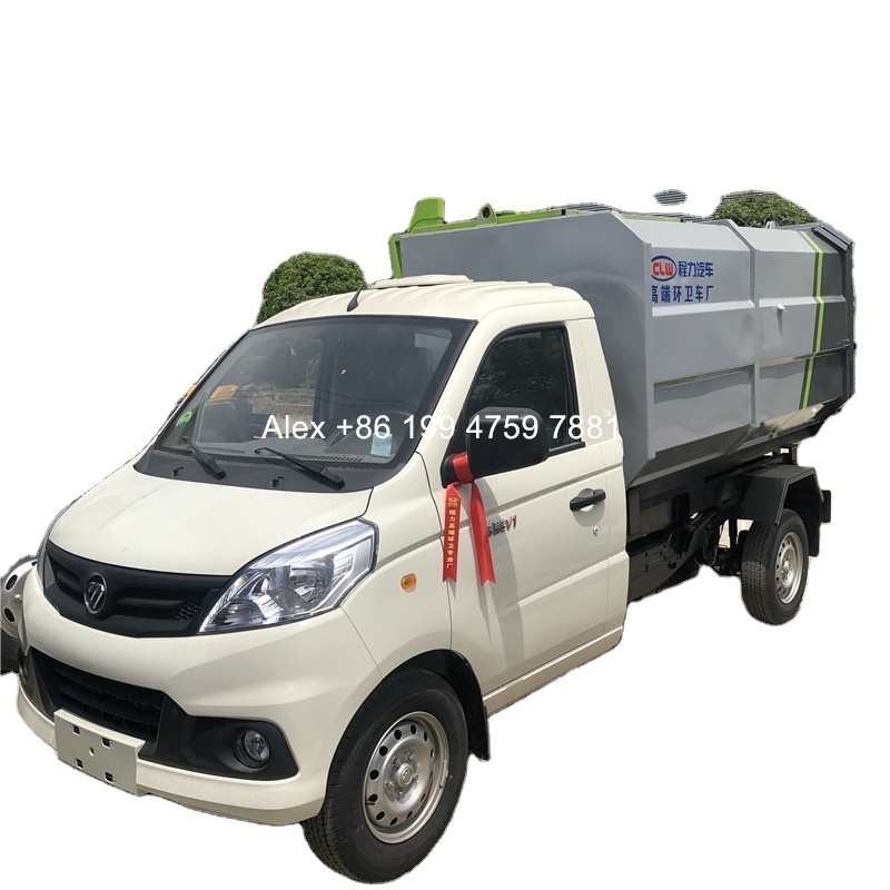 4x2 mini electric garbage truck