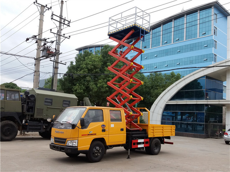 JMC 8~16m Towable Articulating Boom Lift Man Lift Aerial Work Platform Elevating Platform Aerial Truck