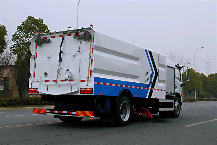 Chinese Municipal Sanitation Vehicle 12 Tons Electric High Pressure Street Washing and Cleaning Sweepers with Zero Emissions