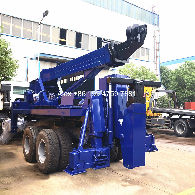 30 tons rotation crane wrecker heavy duty wrecker body wheel lift