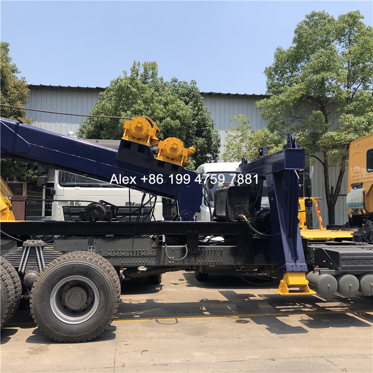 30 tons rotation crane wrecker heavy duty wrecker body wheel lift