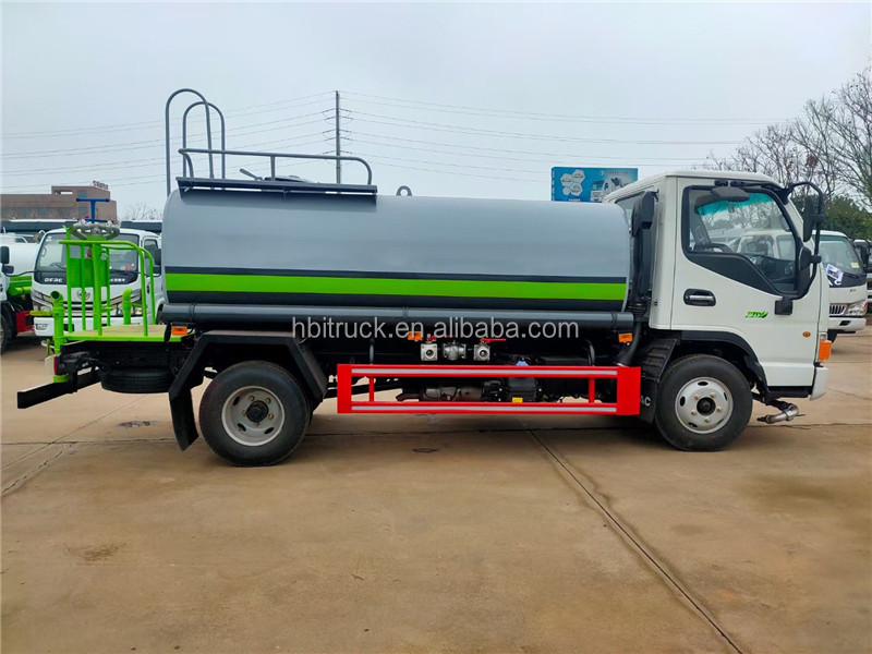 4x2 5cbm JAC Euro 5 tanker truck price