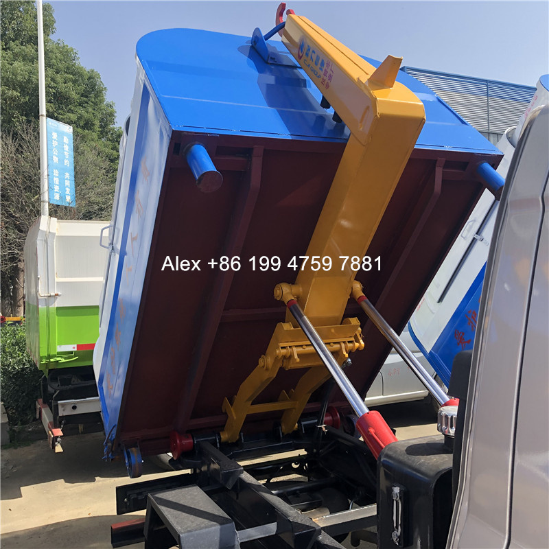 4x2 mini electric garbage truck