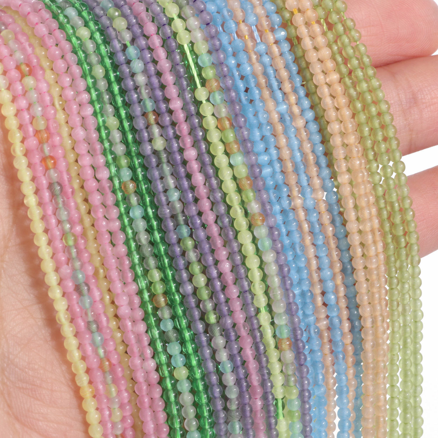 JC Wholesale 2mm faceted hydro Crystal Beads colorful beads rondelle glass crystal beads for jewelry making