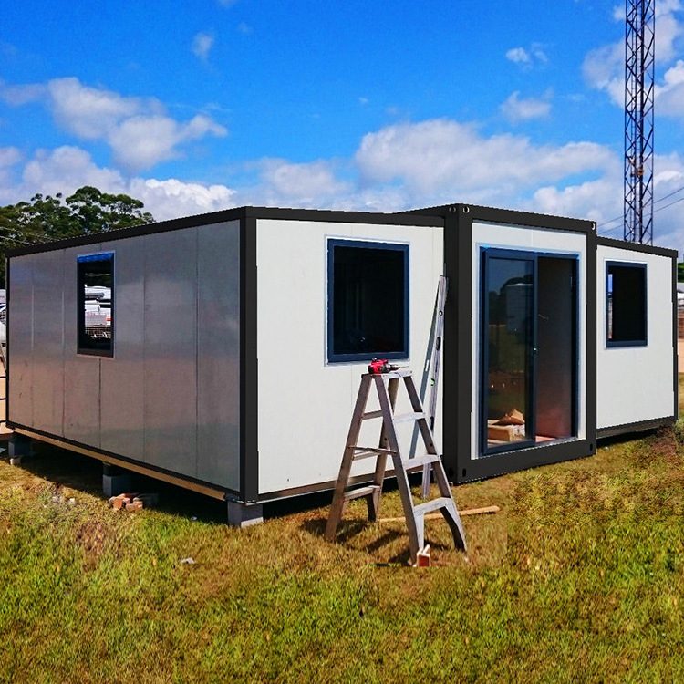 Factory Custom 20ft 40ft Portable Prefabricated Houses 40 Ft Expandable Mobile Foldable Container Prefab Home For Australia