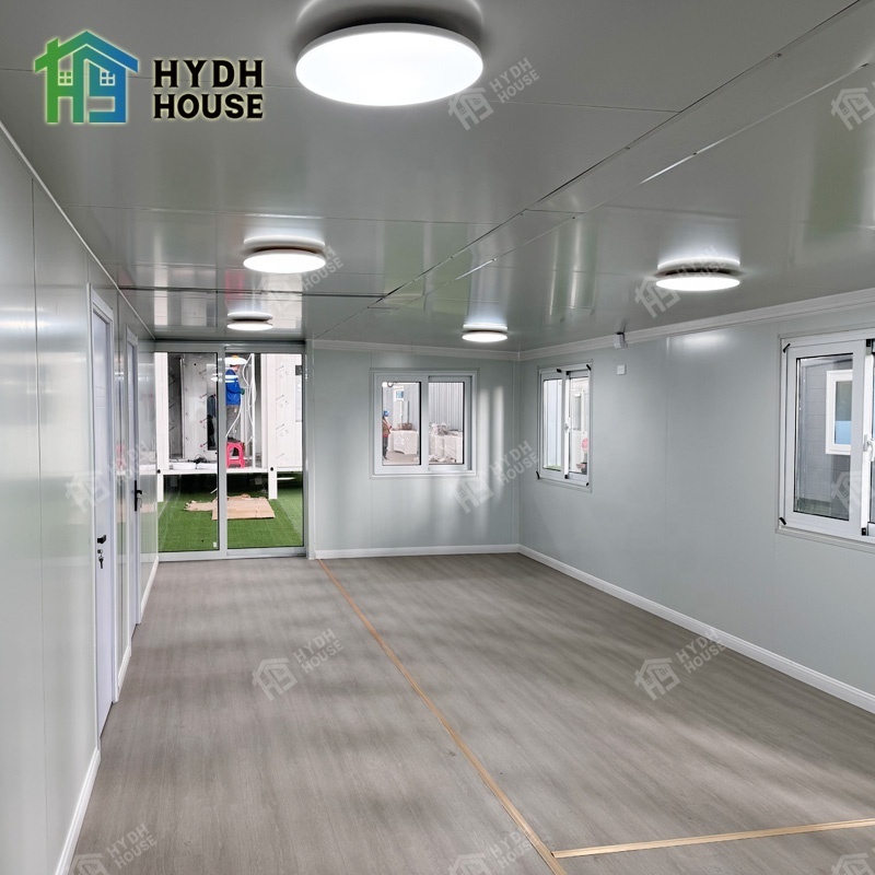 Hurricane Proof Prefab Container House Quick Installation Detachable Prefabricated Portable Home Warehouse