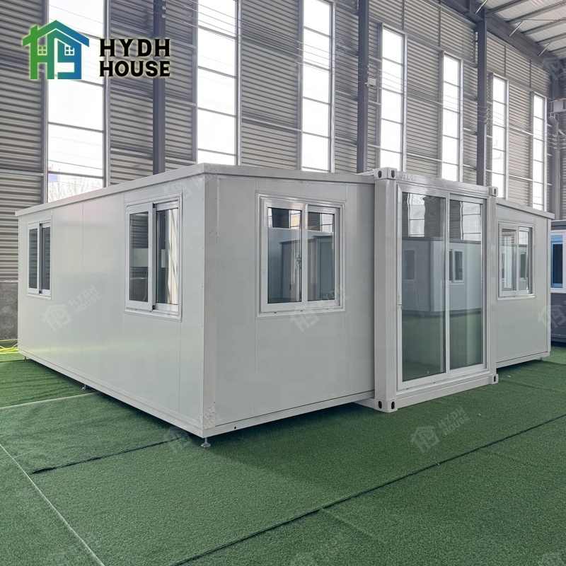 Modern Foldable design Waterproof 20ft 30ft 40ft Villa Expandable Container House with 2 3 4 5 Bedroom