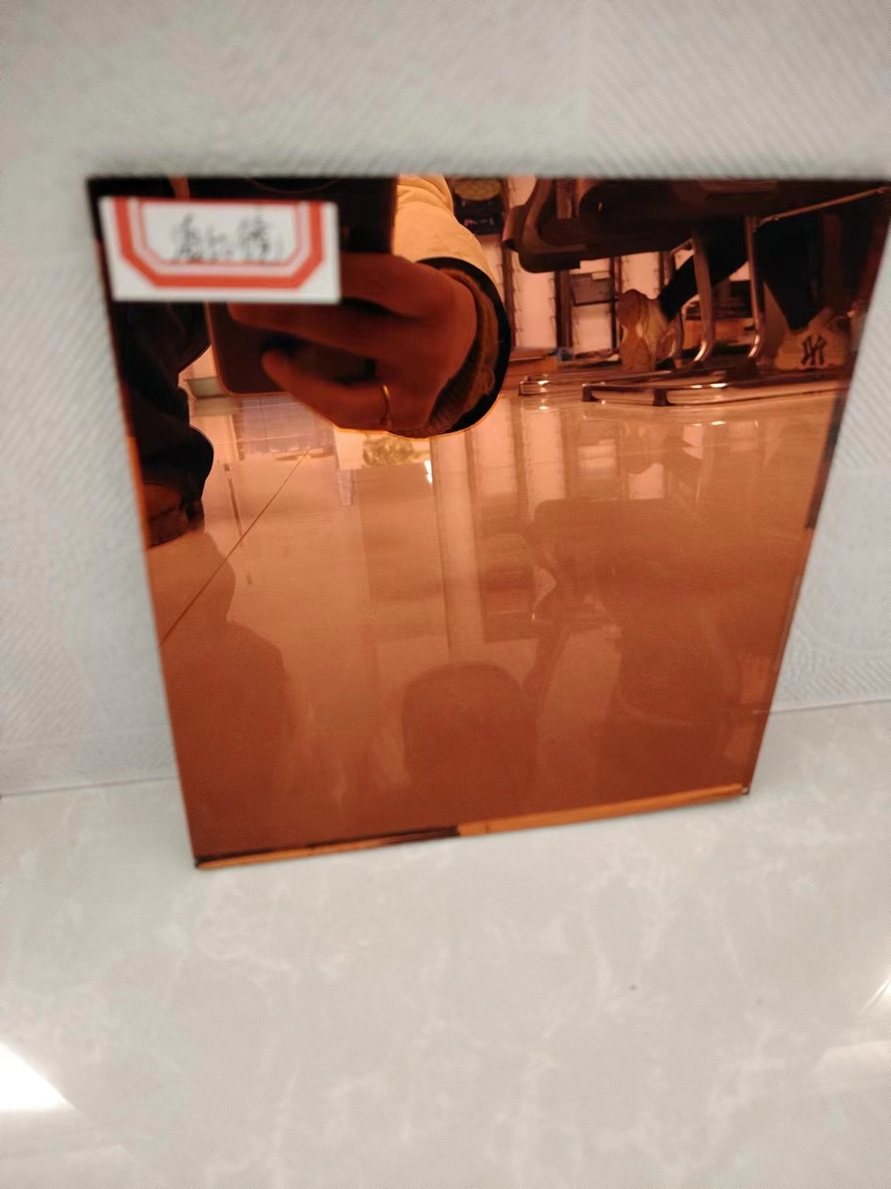 Factory  price  aluminum  mirror  double  coated   silver  mirror  glass