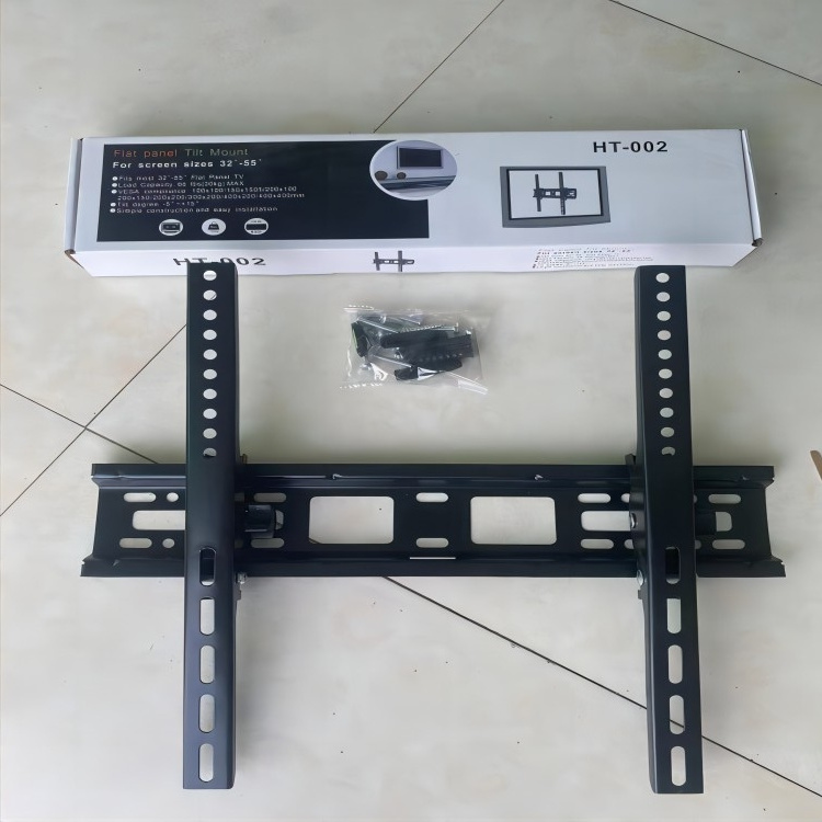 HT-002 Adjustable TV Wall Mounts 32-55 Factory Supplier Led Mobile Stands Removable Hanger